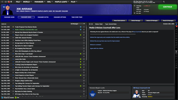 Скриншот из Franchise Hockey Manager 10