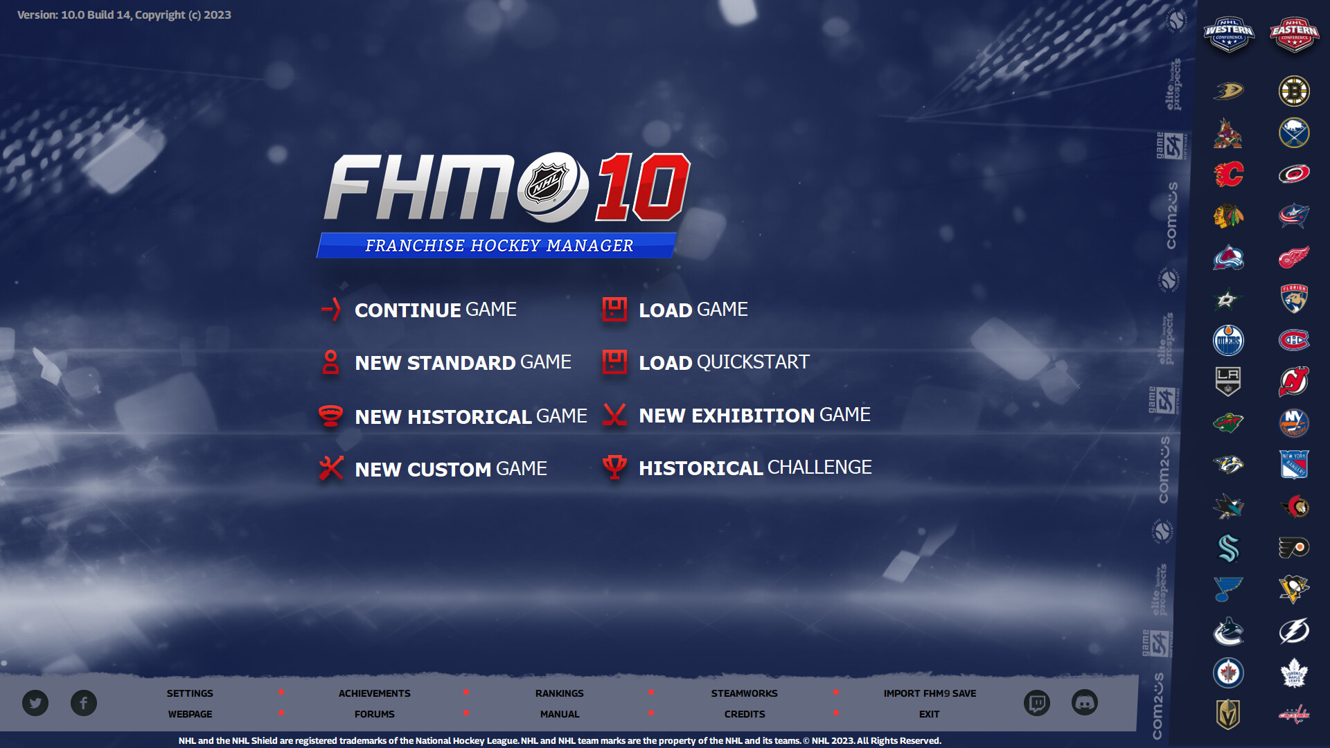 Franchise Hockey Manager 10 - Win/Mac - (Steam)