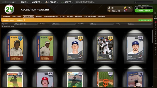 Скриншот из Out of the Park Baseball 25
