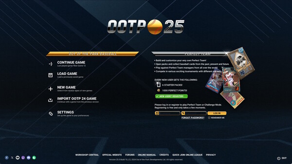 Скриншот из Out of the Park Baseball 25
