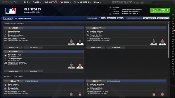 Скриншот из Out of the Park Baseball 25