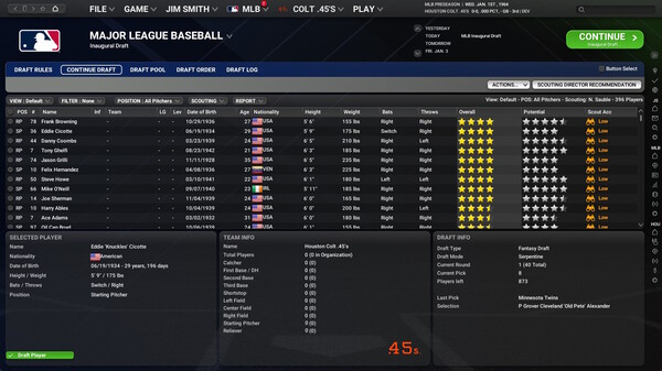 Скриншот из Out of the Park Baseball 25