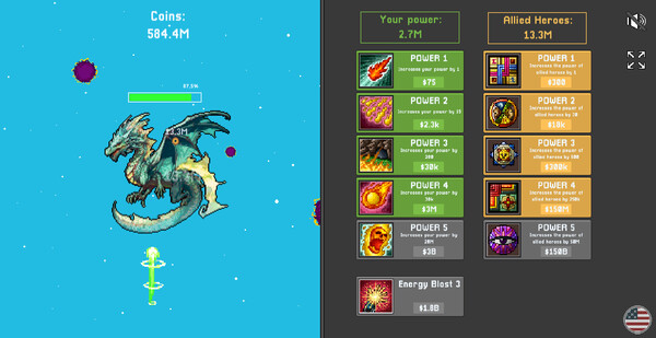 Скриншот из Idle Dragon Clicker