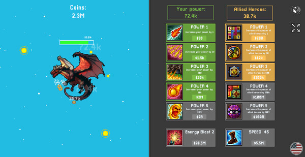 Скриншот из Idle Dragon Clicker