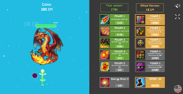 Скриншот из Idle Dragon Clicker