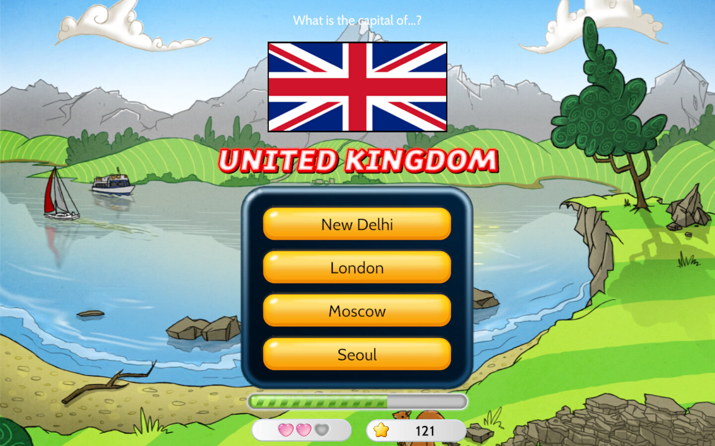 Capitals Quizzer screenshot 1