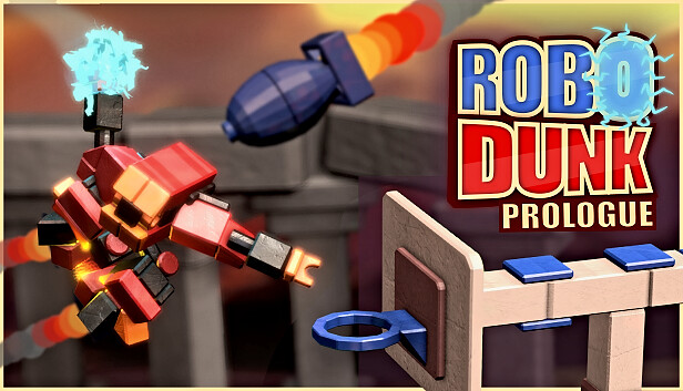 Capsule image of "RoboDunk Prologue" which used RoboStreamer for Steam Broadcasting