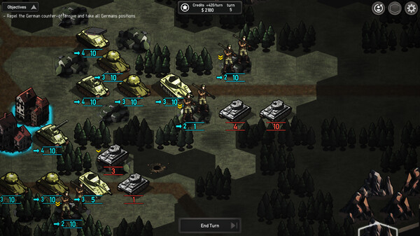 Скриншот из Commander World War II