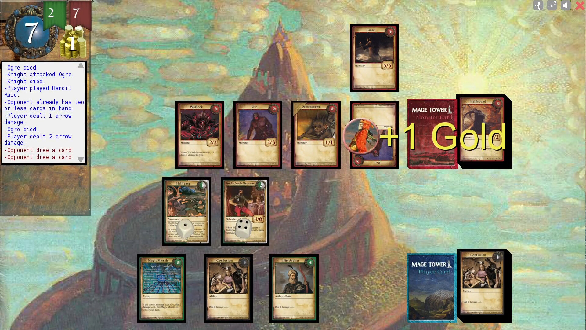 Mage Tower, A Tower Defense Card Game #2