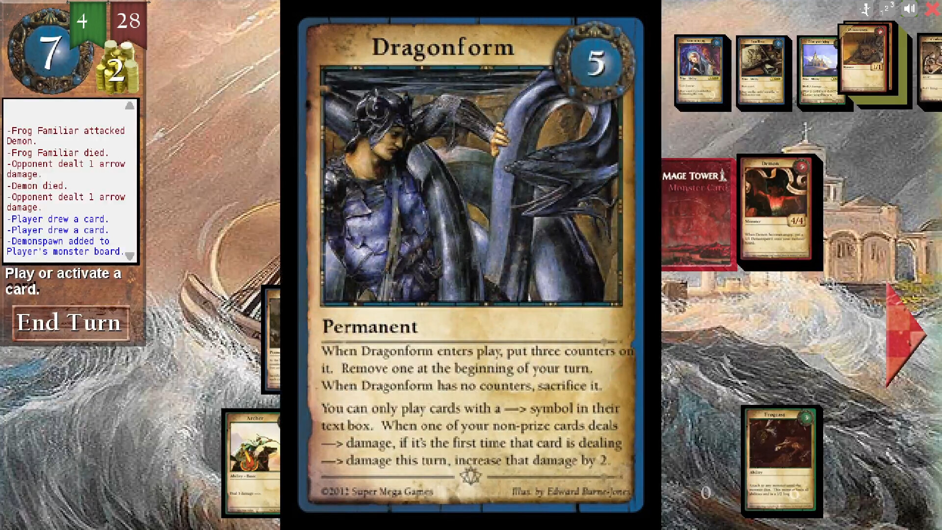 Mage Tower, A Tower Defense Card Game #7