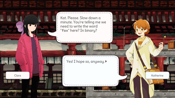 Monospaced Lovers: Prologue game for Linux 1