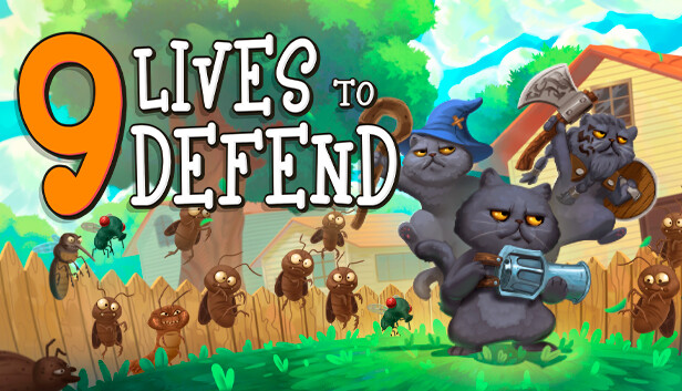 Capsule image of "9 Lives to Defend" which used RoboStreamer for Steam Broadcasting
