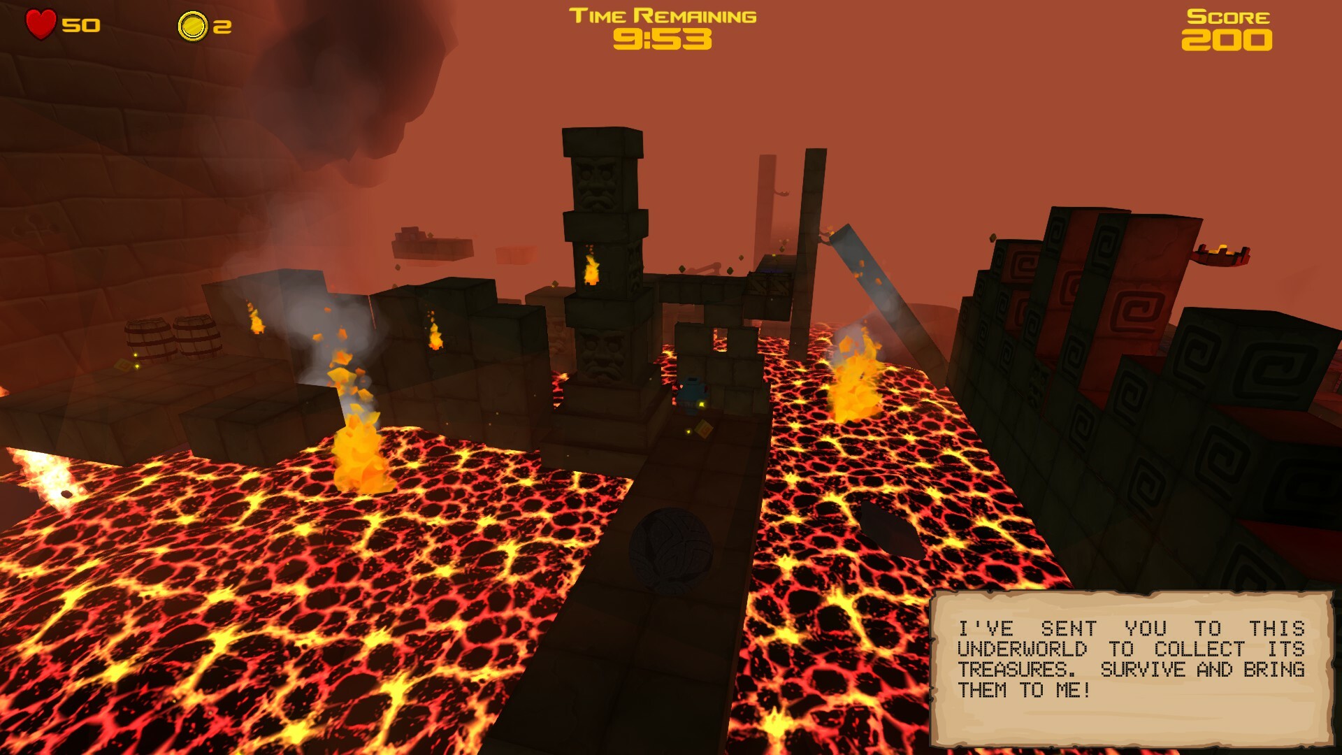 Inferno Quest: Journey Through the Lava Cavern screenshot 2