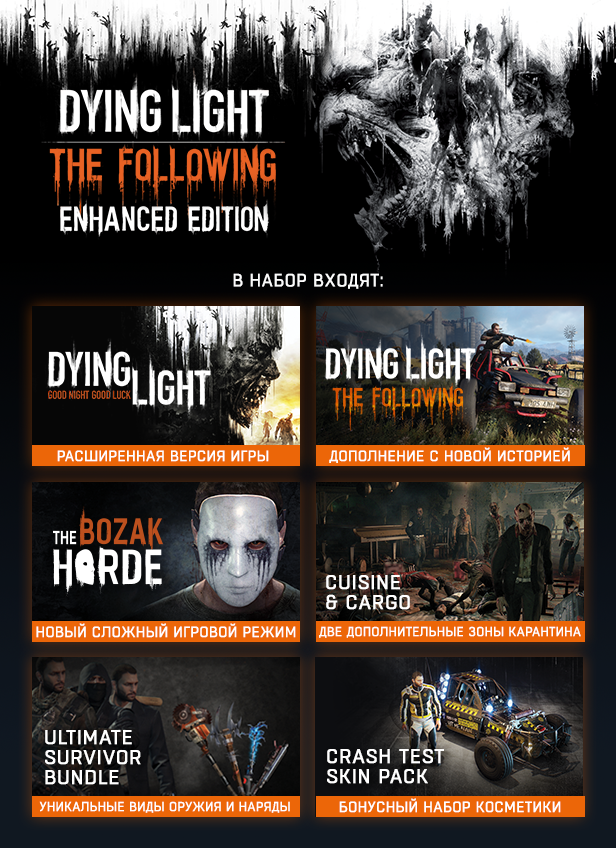 Enhanced edition steam. Dying Light: the following enhanced Edition ps4.