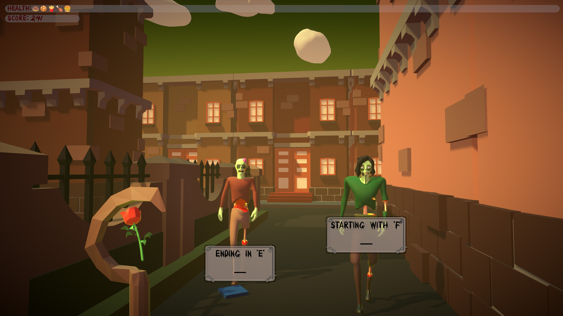 Word Warrior: Zombie Typocalypse screenshot 1