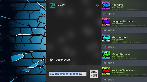 Idle ShowOfffor windows and Linux 1