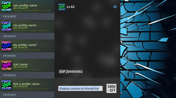 Idle ShowOff game for Linux 1