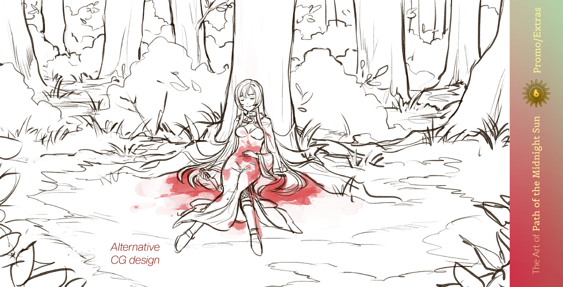 Path of the Midnight Sun (Official Artbook) PC gameplay screenshot 10 of 10