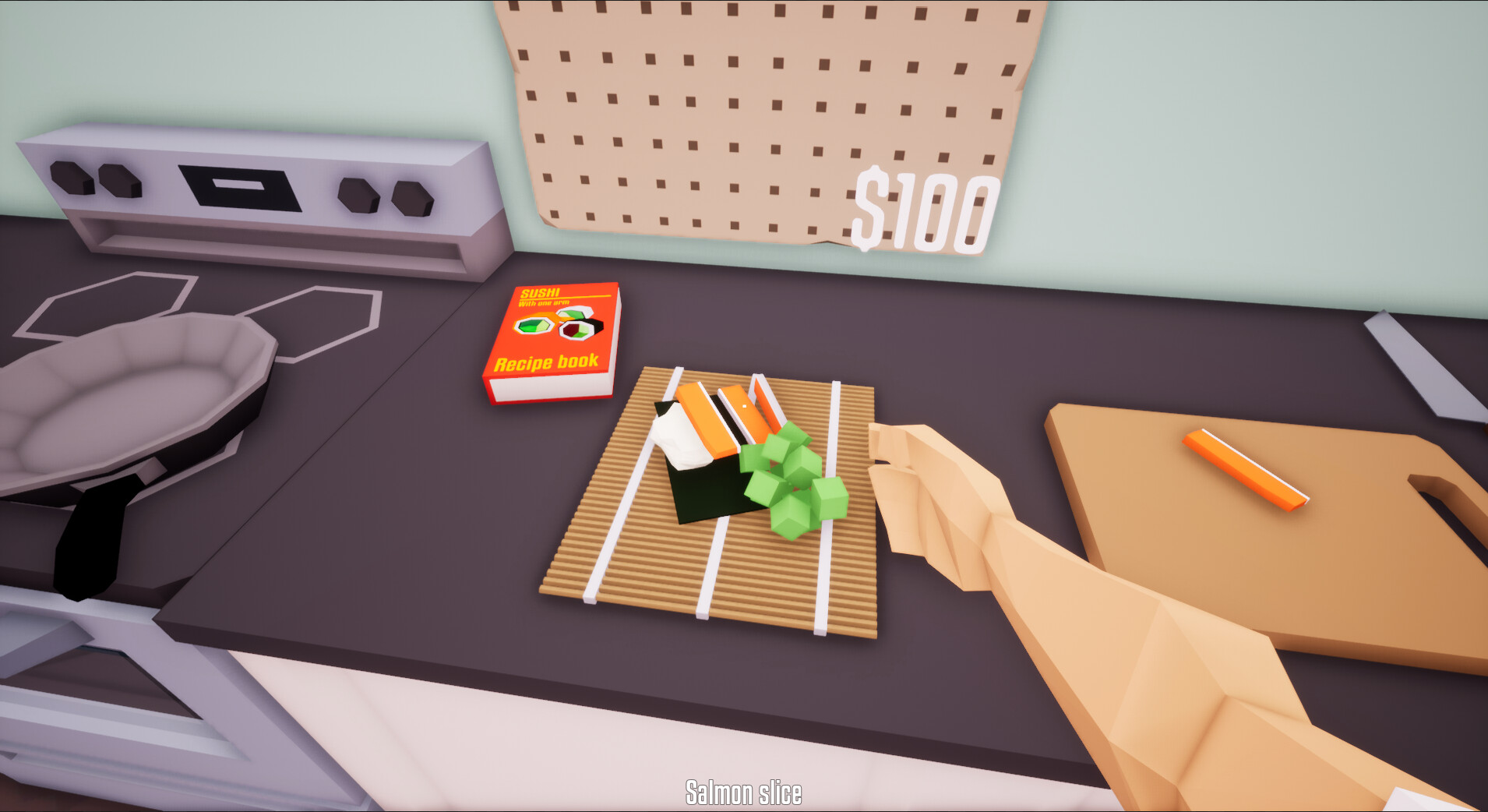 One-armed cook on Steam