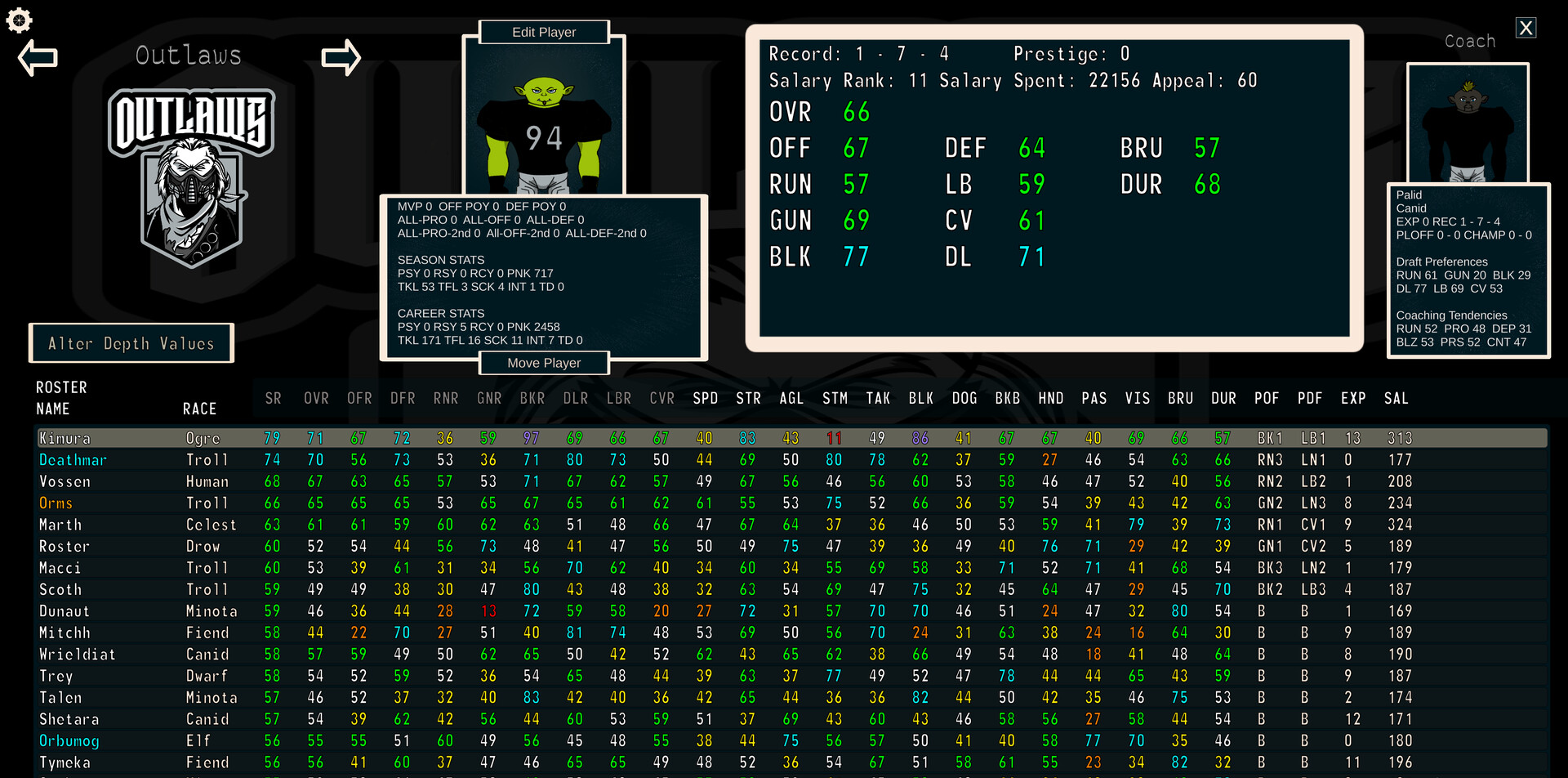 FFFL: Brutalball Manager #0