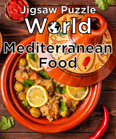 Jigsaw Puzzle World - Mediterranean Food