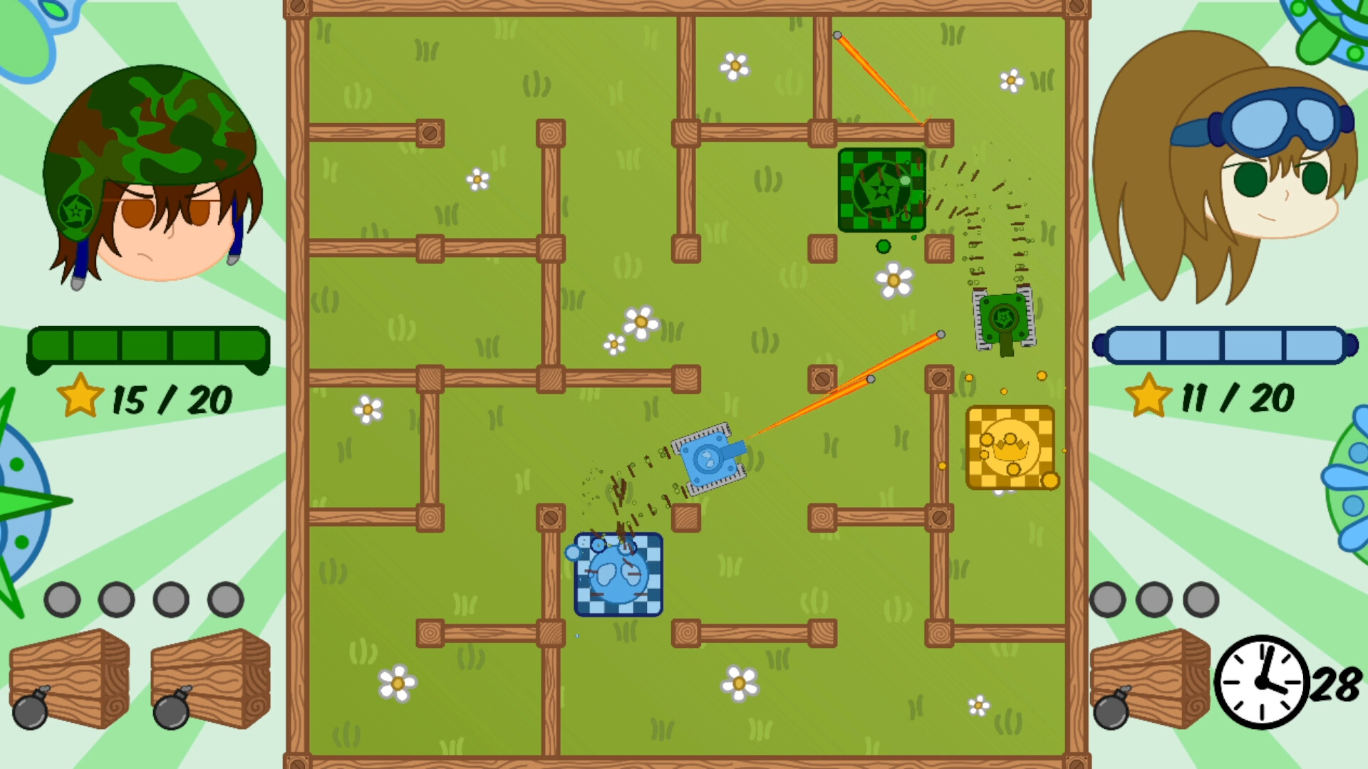 Racing Tanks! screenshot 1