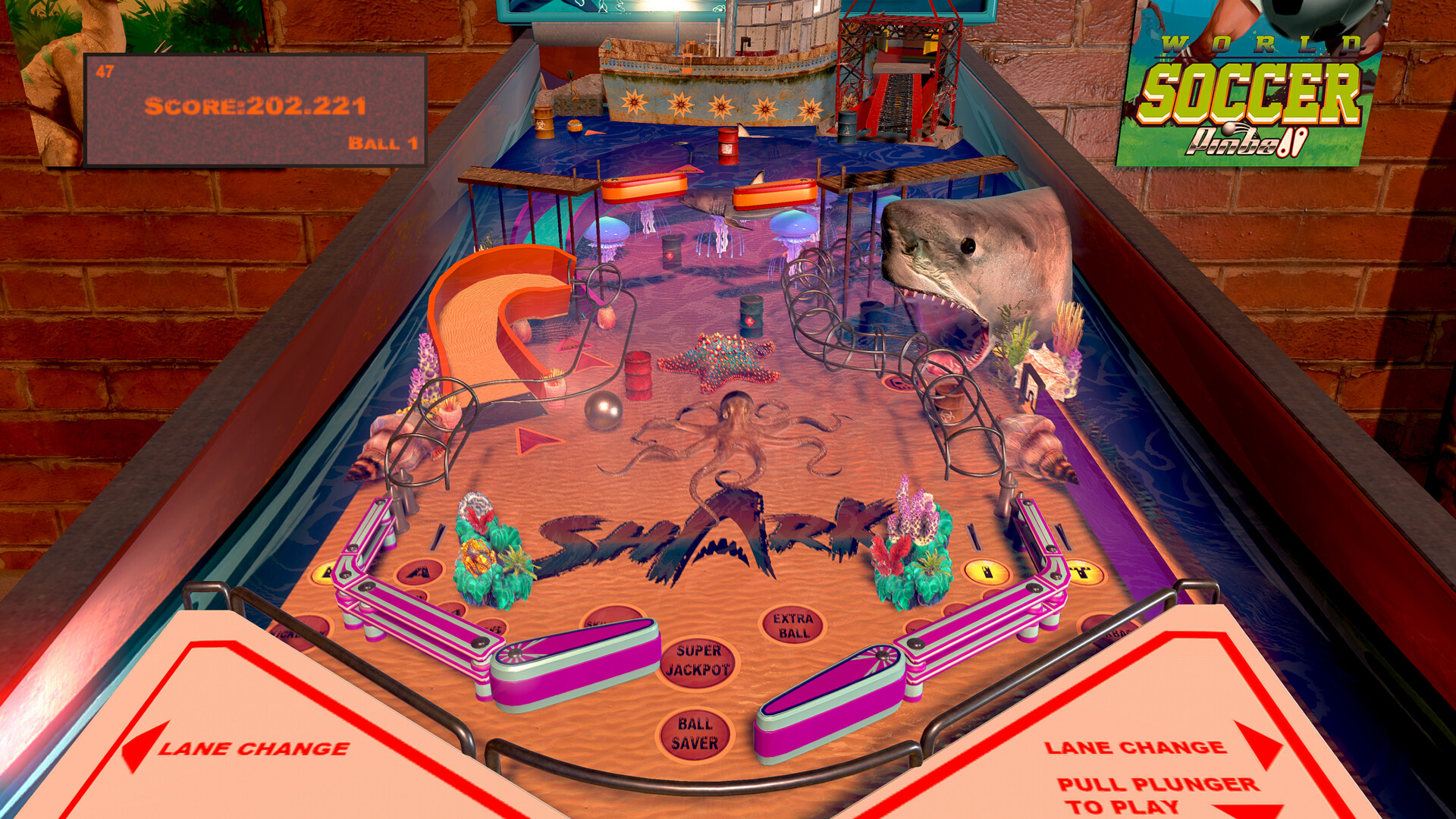 Сэкономьте 25% при покупке Shark Pinball в Steam