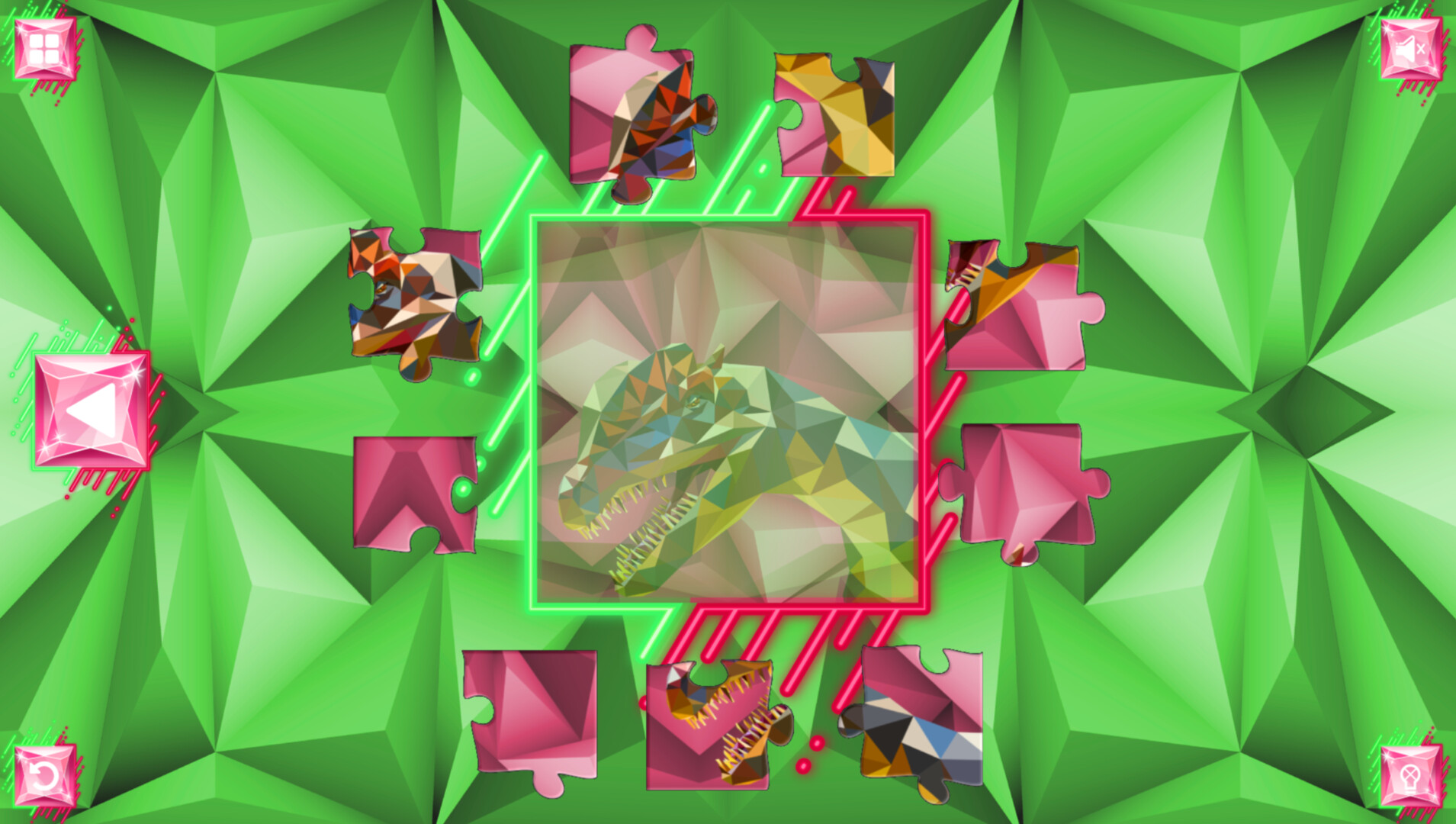 Poly Jigsaw: Dinosaurs screenshot 1