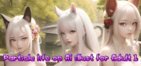 Particle life on AI illust for Adult 1
