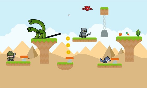 Freak Hunter A Retro Type game for Linux 1