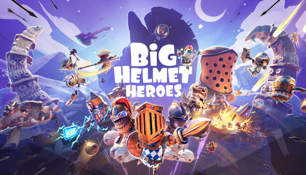 Imagen de la cápsula de "Big Helmet Heroes" que utilizó RoboStreamer para las transmisiones en Steam