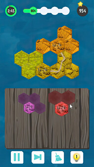 Скриншот из Hexa Puzzle Saga