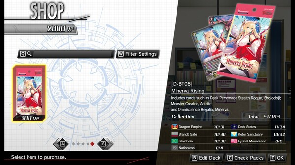 Cardfight!! Vanguard DD: Additional Card Set Vol.5 [D-BT08]: Minerva Rising