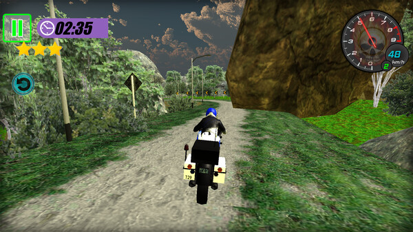 Скриншот из Bike Offroad Simulator