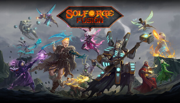 Imagen de la cápsula de "SolForge Fusion" que utilizó RoboStreamer para las transmisiones en Steam