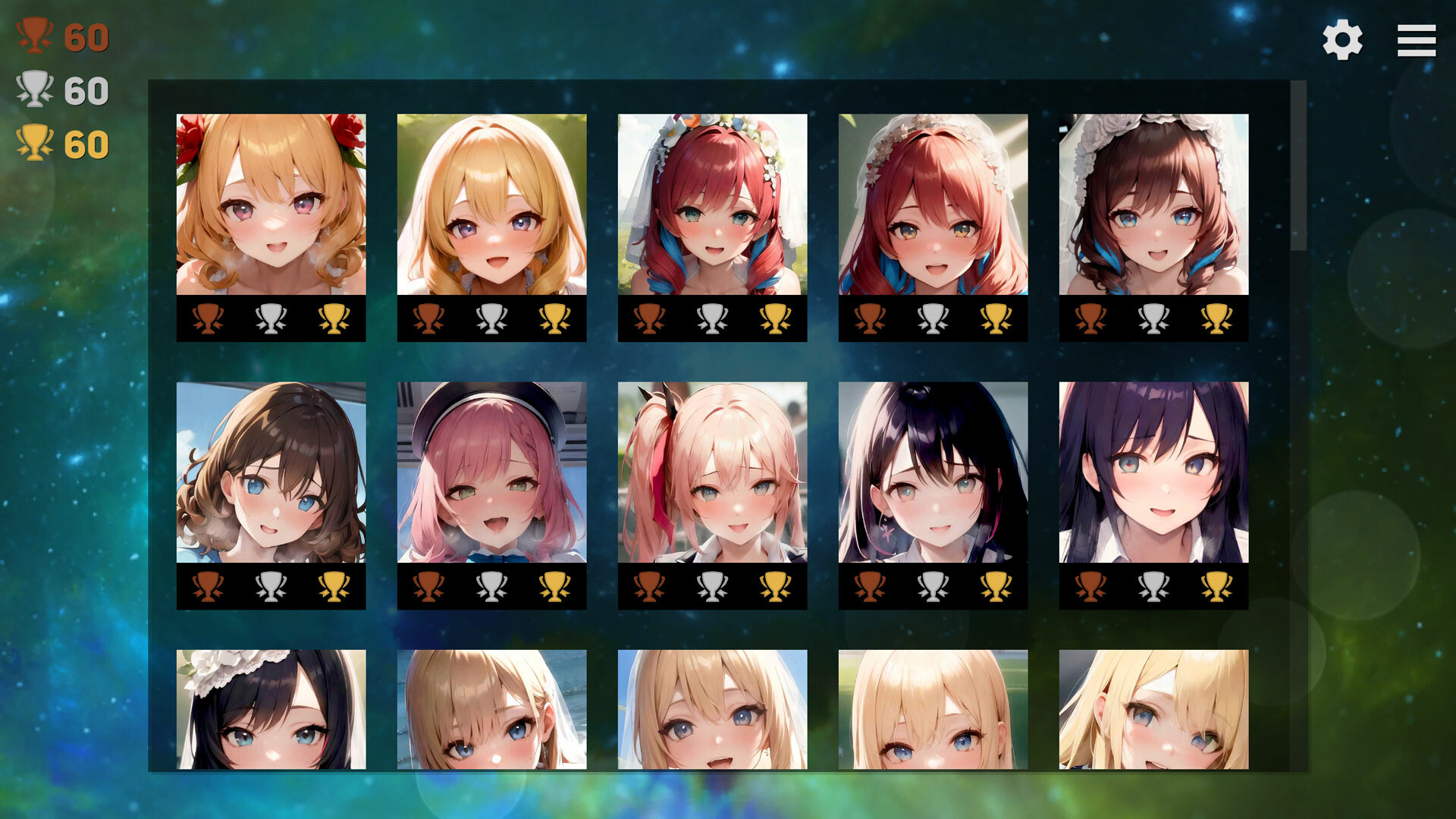 Art-Therapy: Portraits - Hentai Pack PC gameplay screenshot 1 of 5