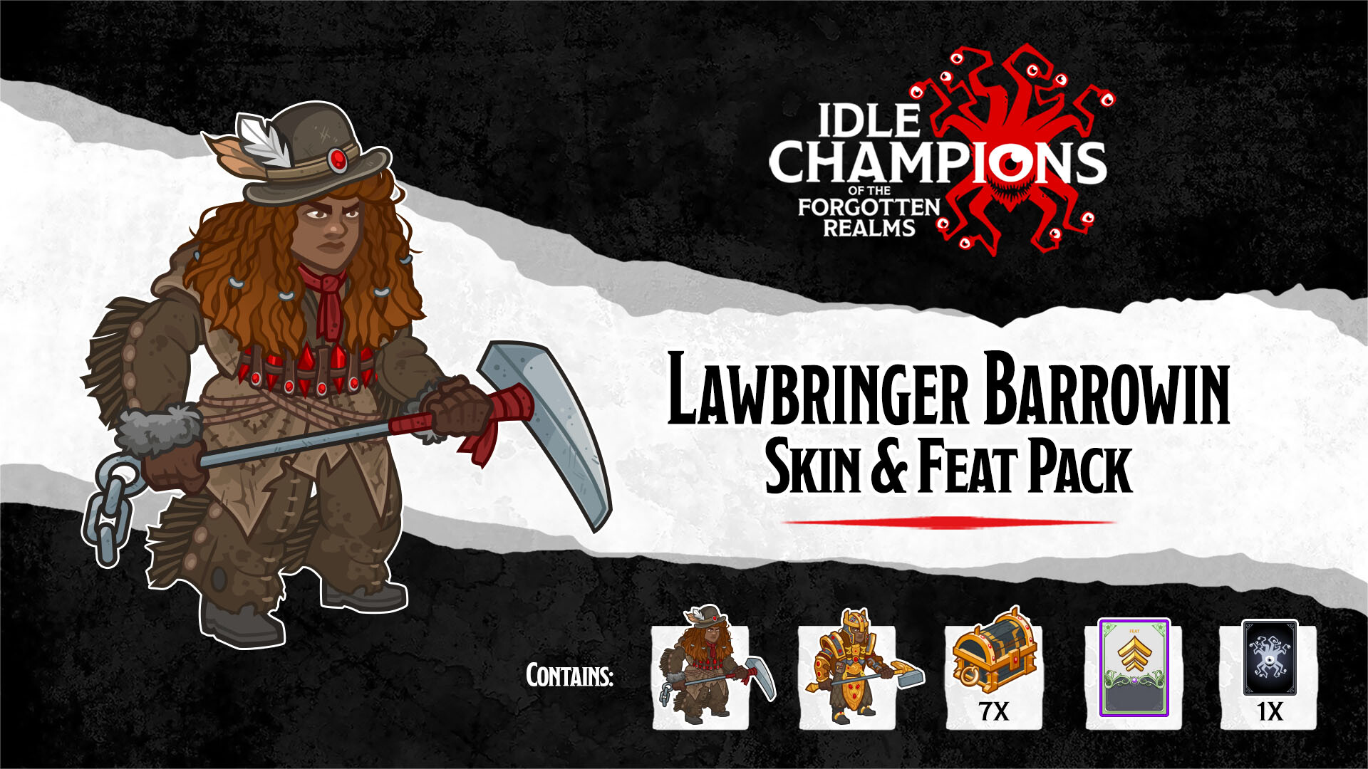 Idle Champions - Lawbringer Barrowin Skin & Feat Pack Featured Screenshot #1