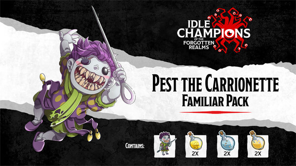 Idle Champions - Pest the Carrionette Familiar Pack