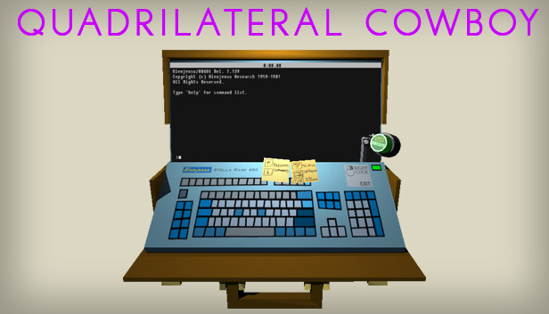 Hacking Game Quadrilateral Cowboy Is a Bit Messy, But You Won't Forget It