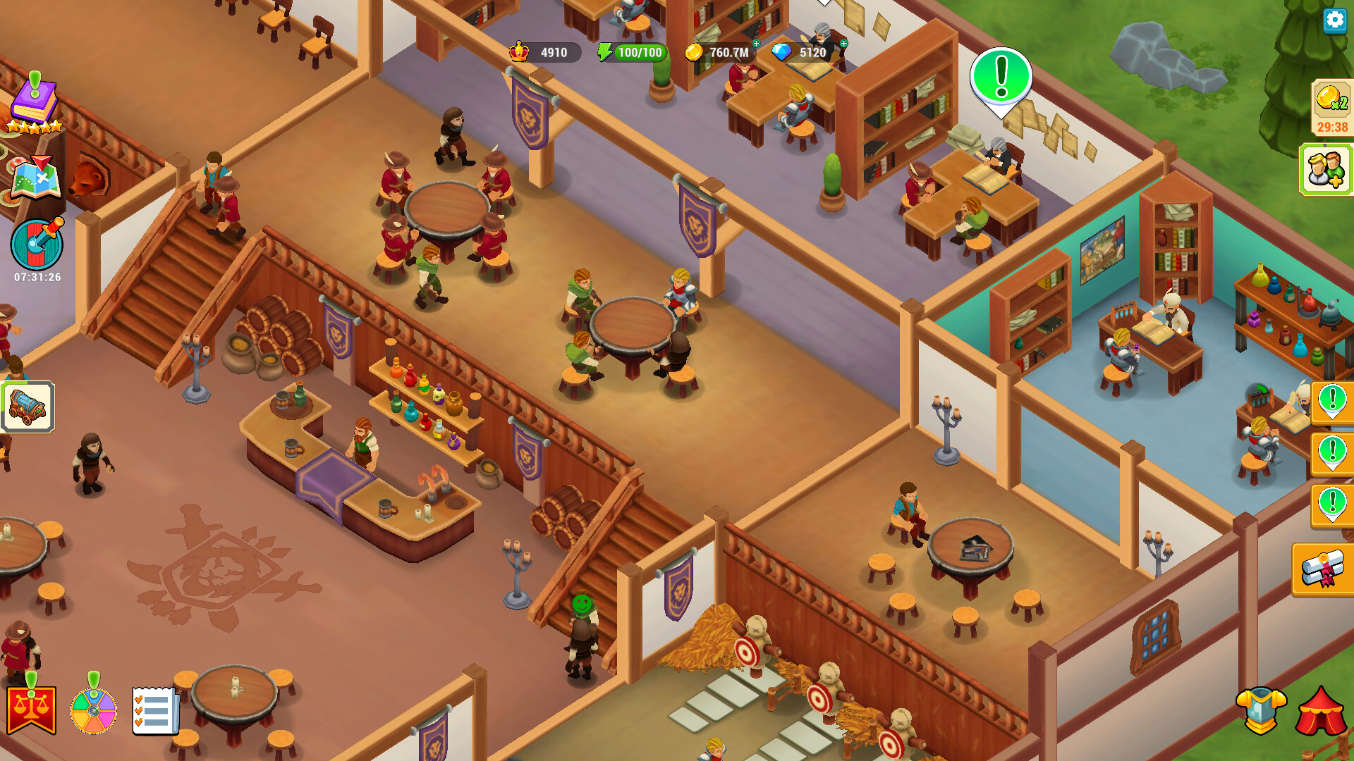 Idle Medieval Tavern RPG - Raise a Champion for Titans Battles screenshot 1