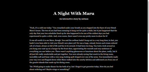 Скриншот из A Night With Maru Скриншот из A Night With Maru