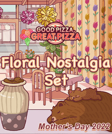 Good Pizza, Great Pizza - Floral Nostalgia Set - Mother's Day 2022