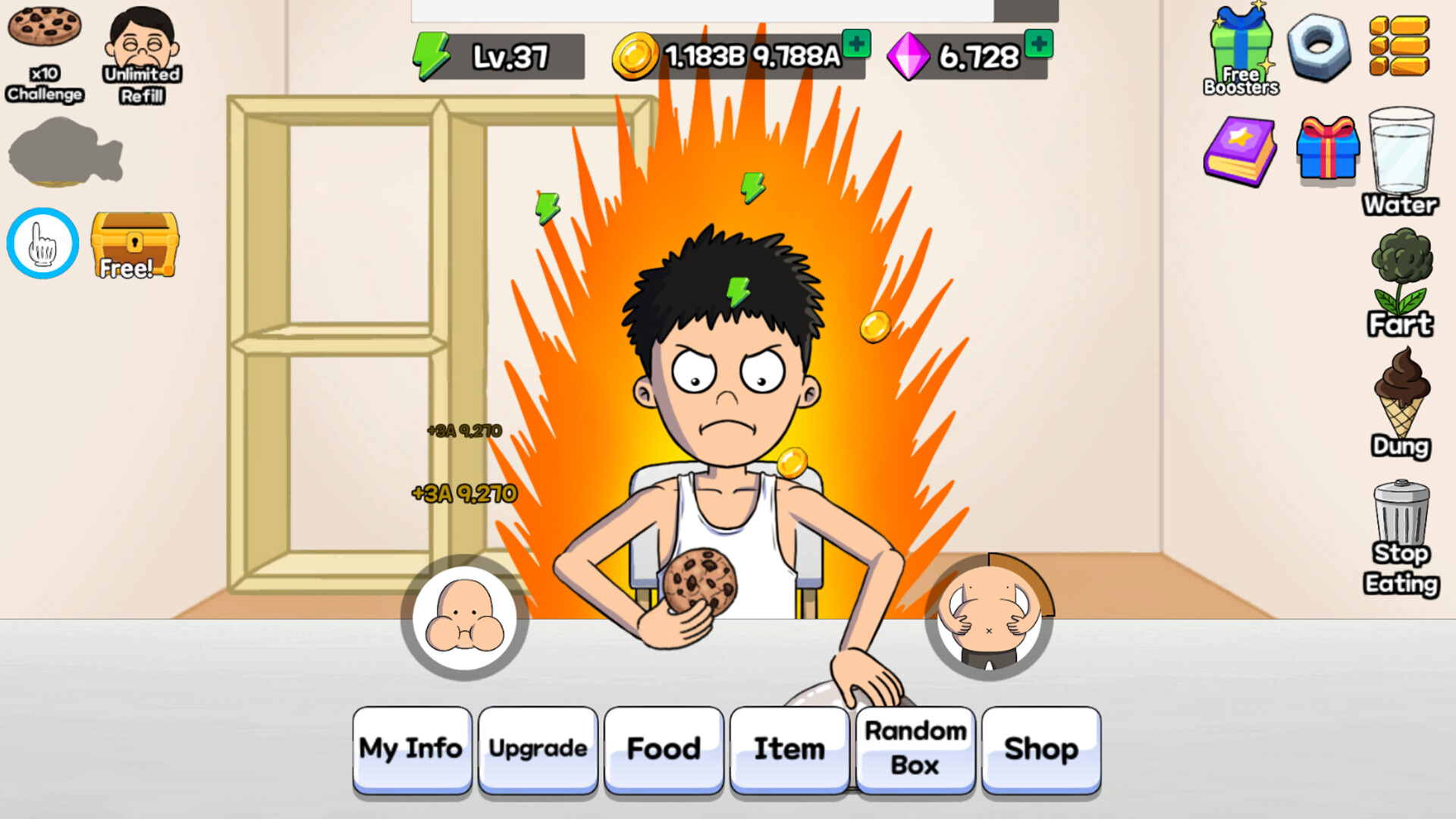 Food Fighter Clicker Games - Win - (Steam)