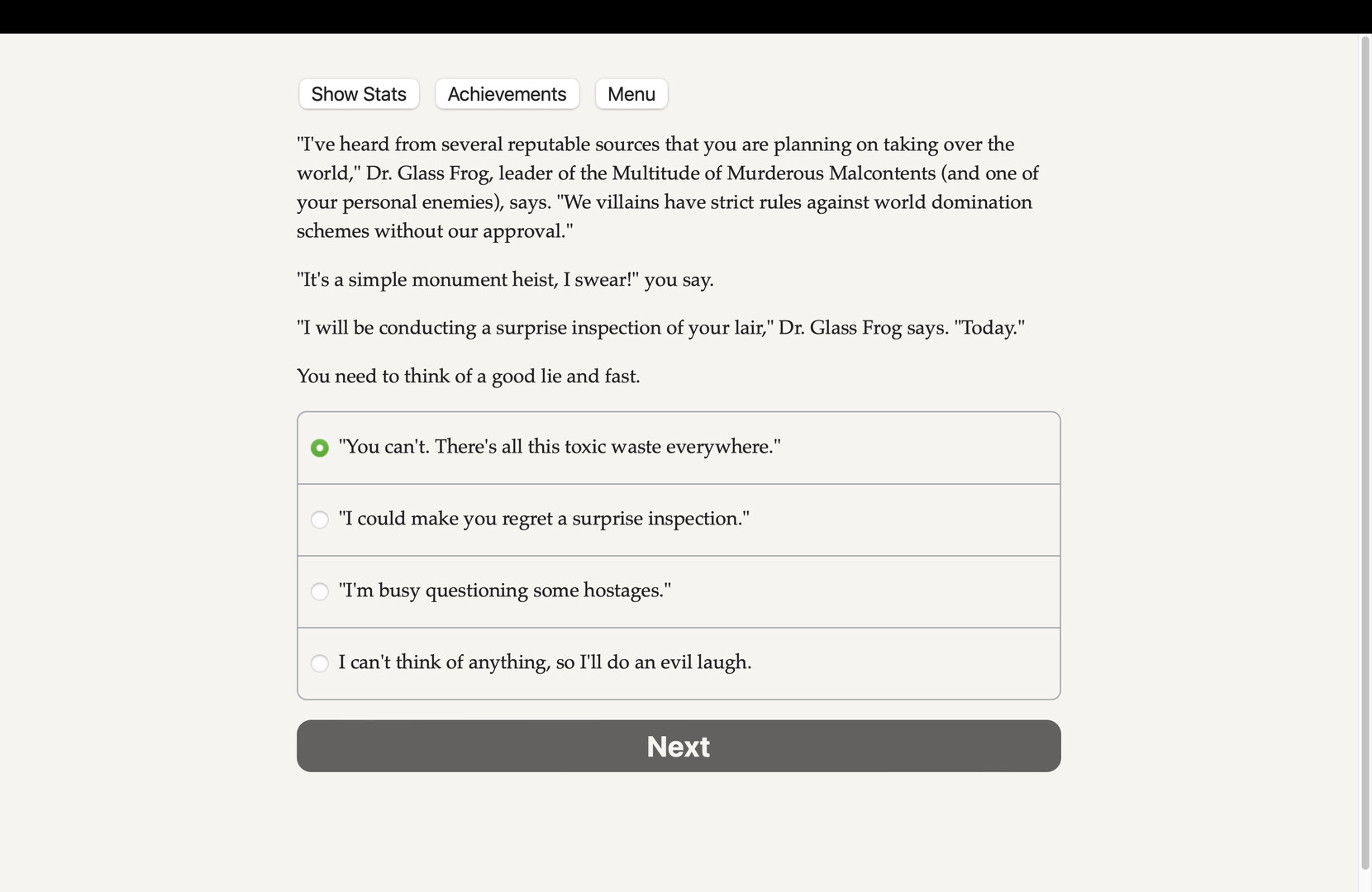 Top Villain: Total Domination Demo #4