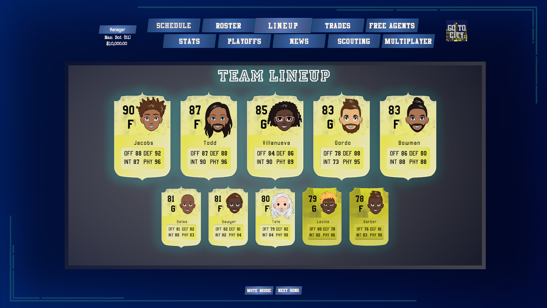 Hoop City Manager screenshot 1