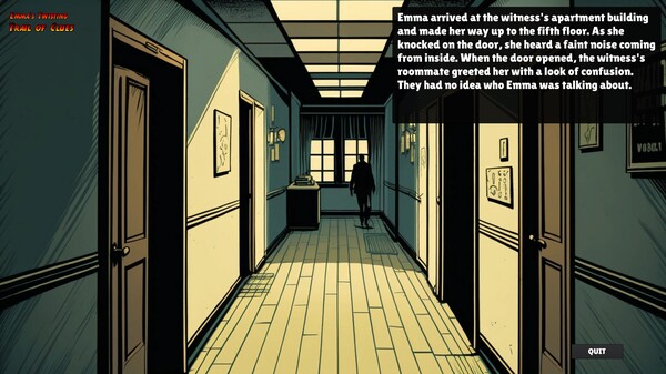 The Twisting Trail of Clues game for Linux 1