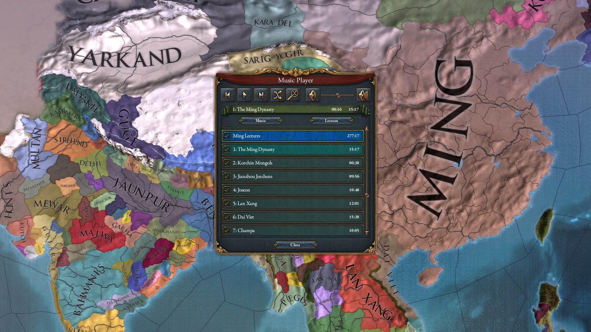 Europa Universalis IV: China History Lessons screenshot screenshot 5