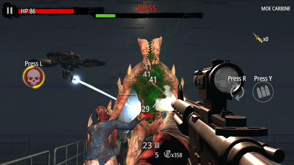 Скриншот из Zombie Hunter: D-Day