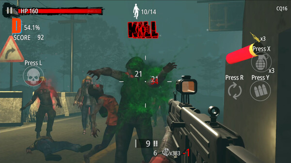 Zombie Hunter: D-Day game for Linux 1