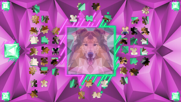 Скриншот из Poly Jigsaw: Dogs